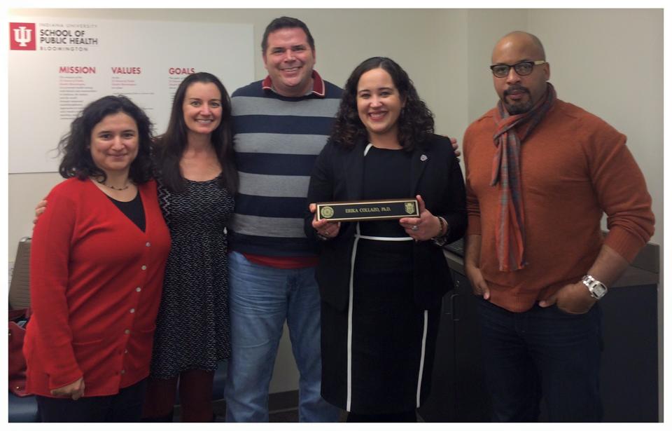 Photo of Erika's doctoral research committee